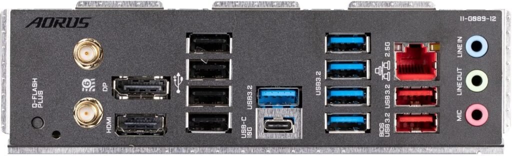 GIGABYTE B850 AORUS Elite WiFi 7 Ports
